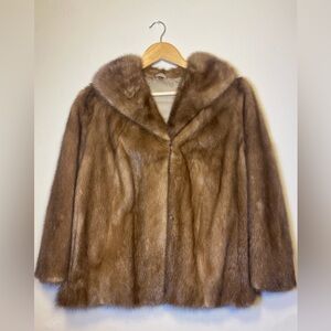 Brown Mink Fur Coat